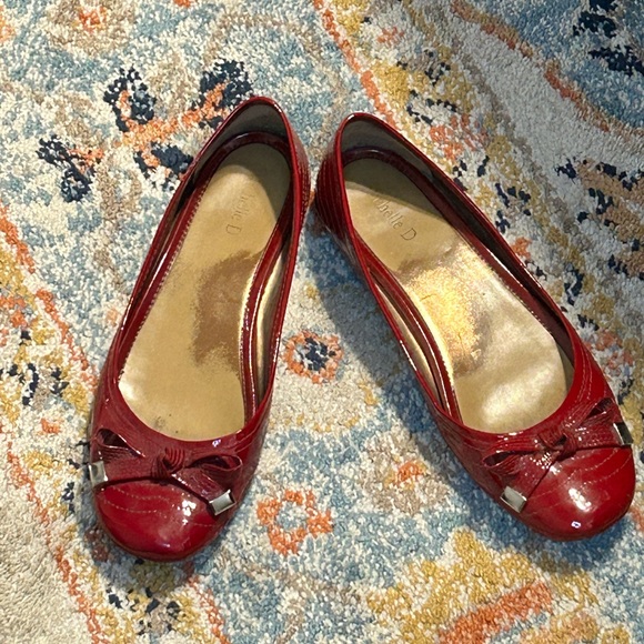 Michelle D Shoes Michelle D Red Flats Poshmark